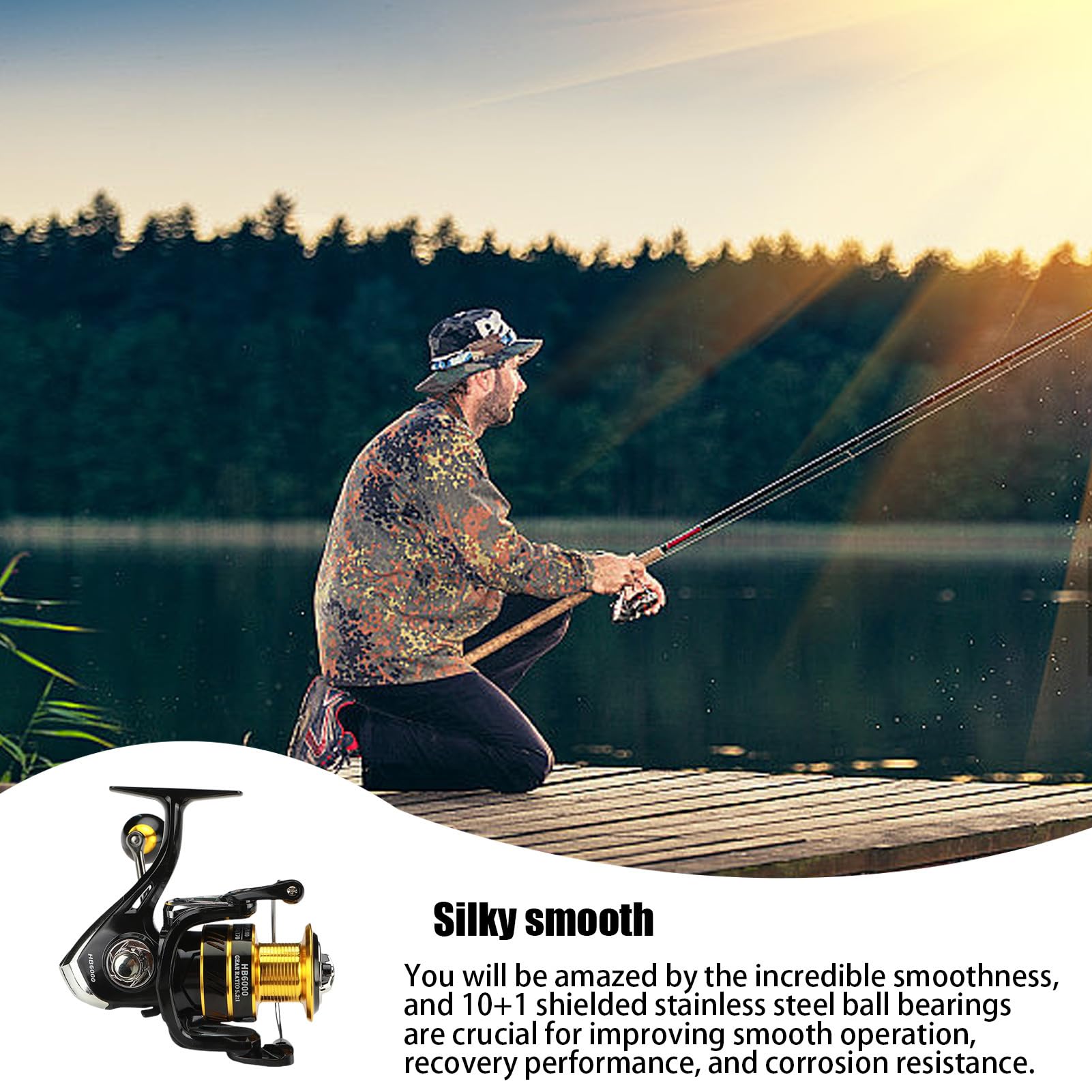 Amazon | 10+1系 ベイトリール 2000-7000系 金属ヘッド リール 釣り