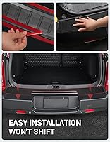 Vista 8 de Ecarzo Protector de parachoques trasero para 2025 2024 2023 2022 2021 Accesorios Bronco Sport Cubierta de moldura resistente a los arañazos