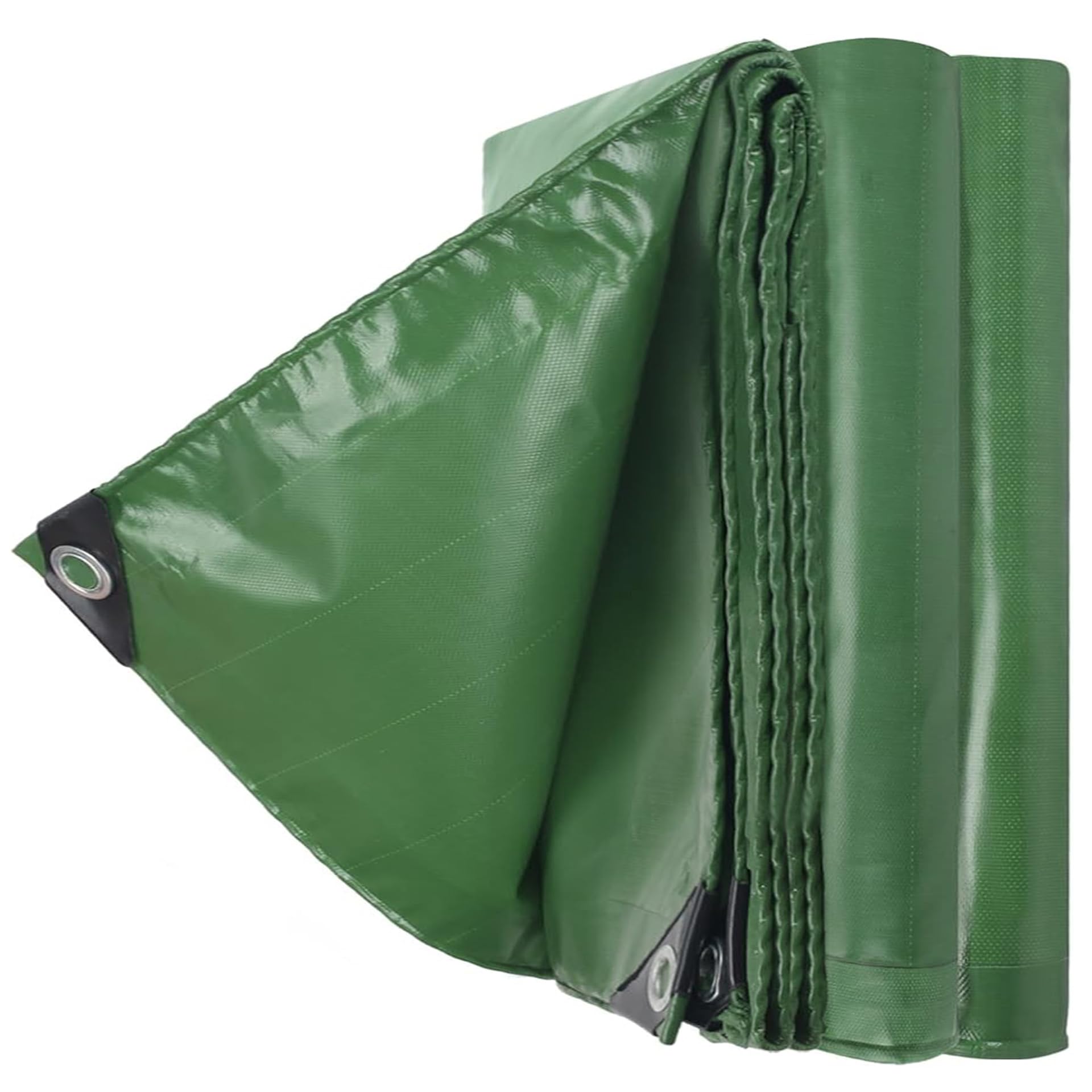 Telo Antipioggia per Esterno 150 x 220 cm Telo Copritutto Multiuso 400 G M², Antipioggia Antistrappo Grandi Dimensioni Multiuso per Legno, Piscina, Auto, Verde