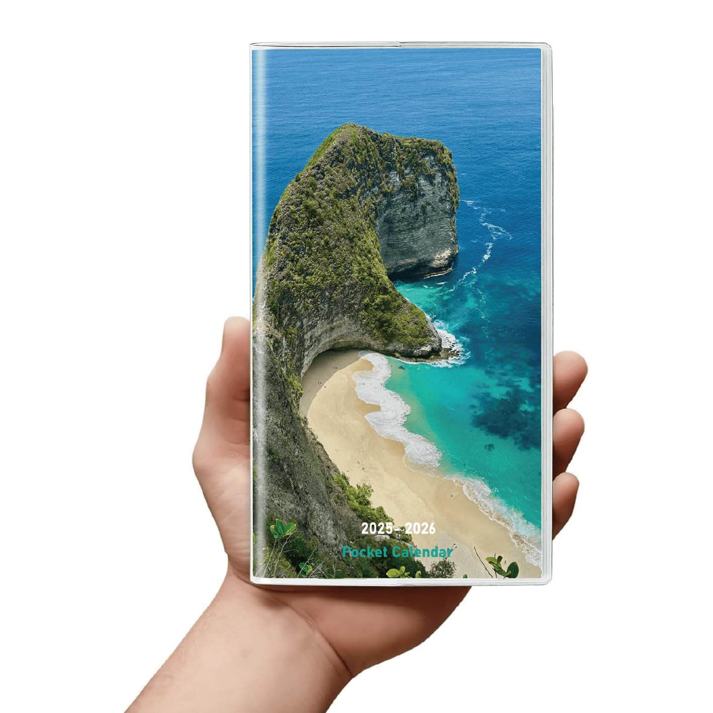 ADUN Stationery Pocket Calendar 2025-2026 Planner, Daily Weekly Monthly Planner Jan 2025 to Dec 2026 (3.7" x 6.7") Page Size, Daily Planner 2025 for