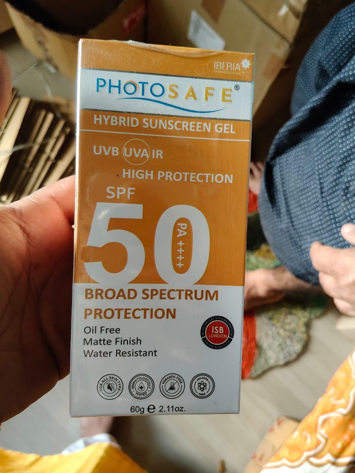 Sunscreen Water Gel SPF 50+ PA++++ Lightweight Solar Protection for All Skin Types Broad Spectrum UV Defense – Non-Greasy, Fast-Absorbing Formula, 50g