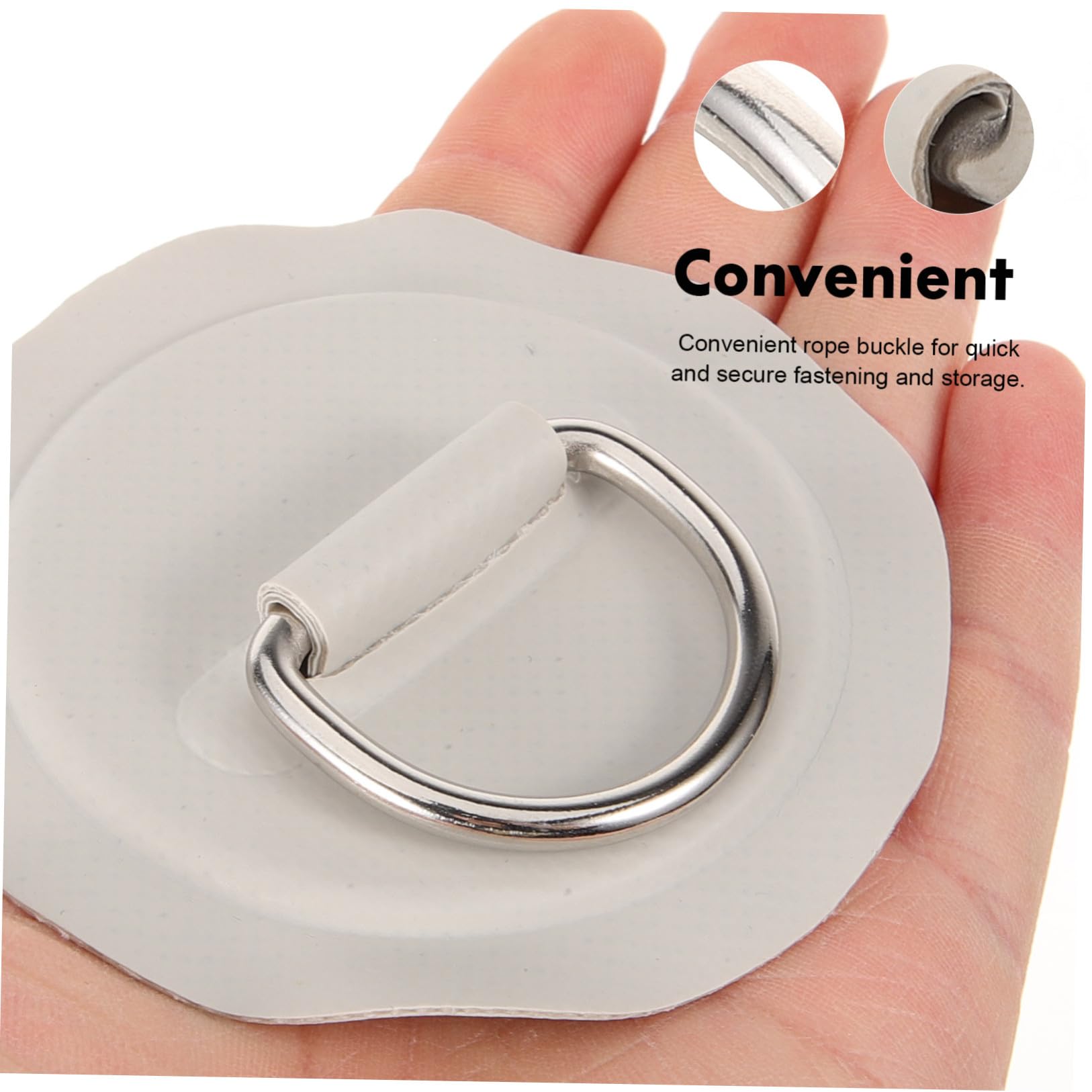 Operitacx 16 Pièces Boucle de Cordon de Paddleboard en PVC, Fixation | Design Portable à Boucle, Gain de Place, pour Océan et Lac, Compatible Bateau
