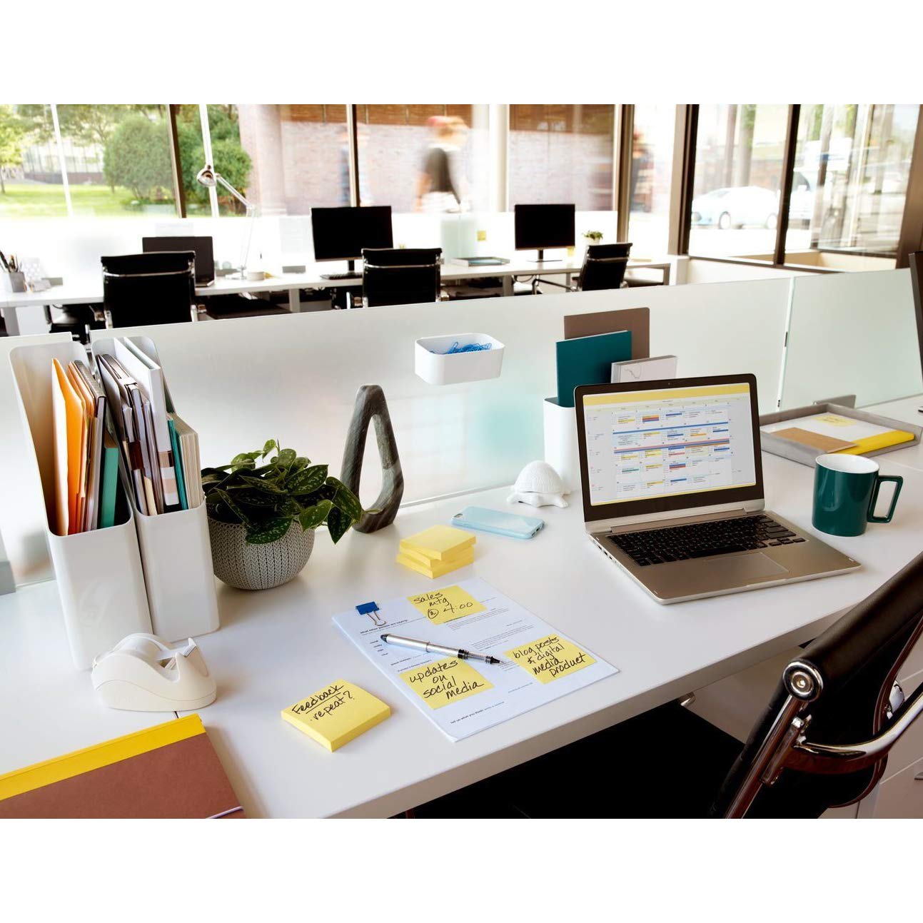 3M Scotch Post-It Haftnotizen: 3 in. breite (Kapstadtsammlung) / 4-pack