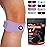 Sleeve Stars Swedish Brand Patellar Tendon Support Strap for Women & Men Effective Osgood Schlatter Knee Brace Youth & Kids Knee Brace with 3 Adjustable Length fits 7-15 (Single/Light Purple/Kids)