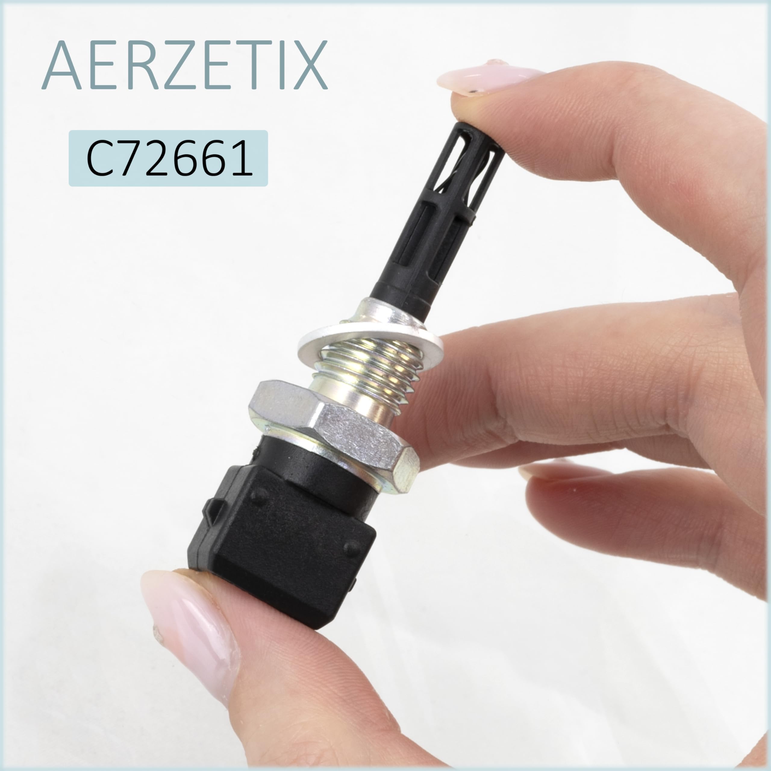 AERZETIX - C72661 - Sensor, temperatura del aire de admisión con junta de estanqueidad - número de polos: 2 - compatible con 11613449116, 13622243946, 6670669