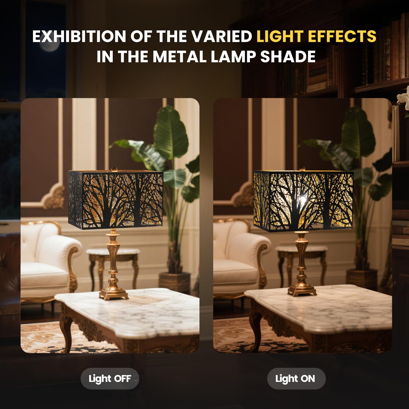 Square Lamp Shades For Living Room
