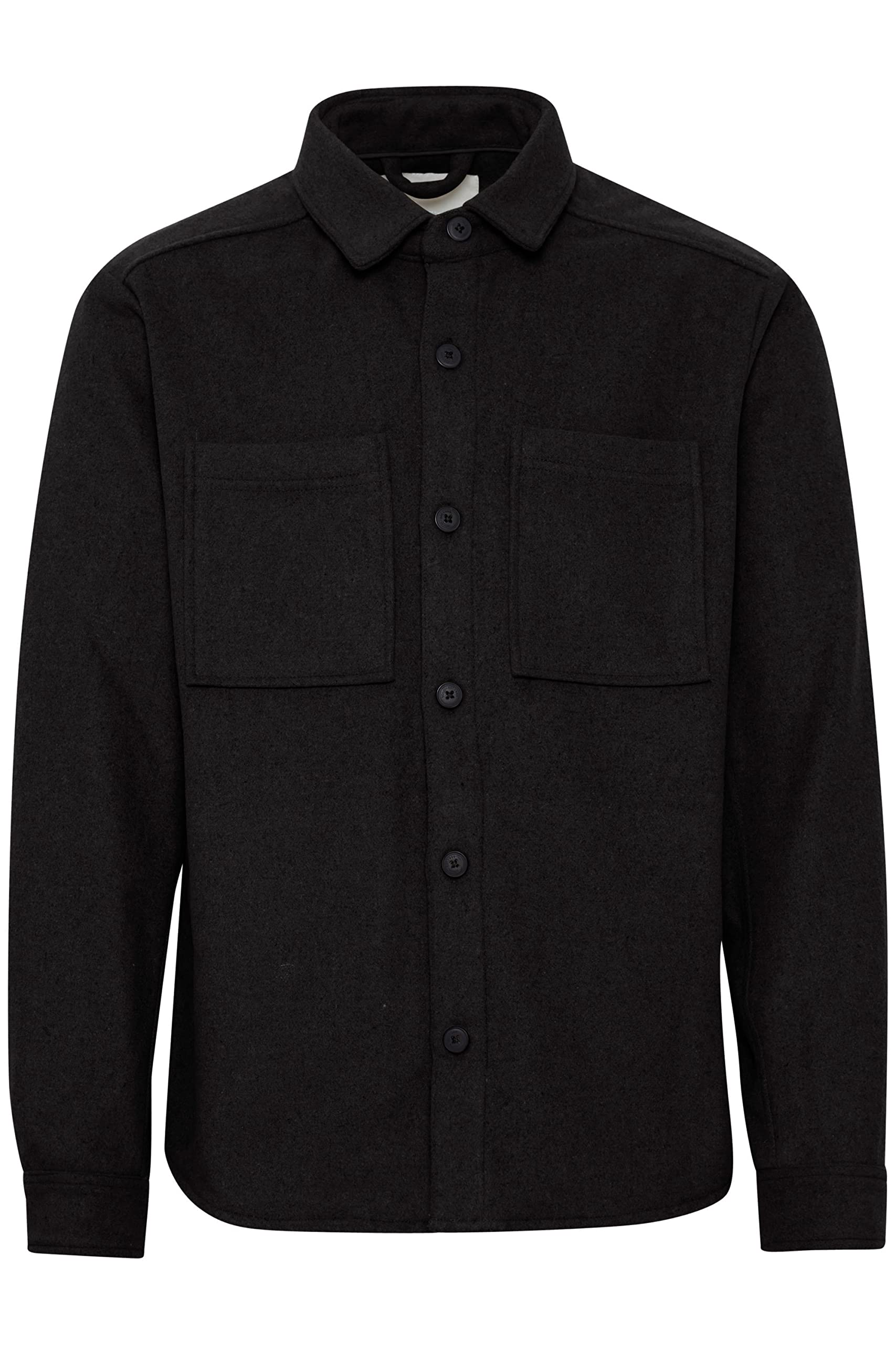 !Solid SDTam Herren Freizeithemd Hemd Shacket Fleecehemd Hochwertige und robuste Polyester Qualität wärmend Hemdkragen