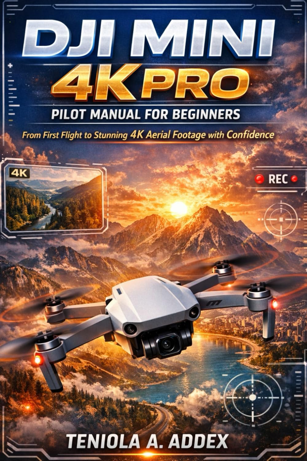 DJI MINI 4K PRO PILOT MANUAL FOR BEGINNERS: From first flight to stunning 4k Aerial footage with confidence