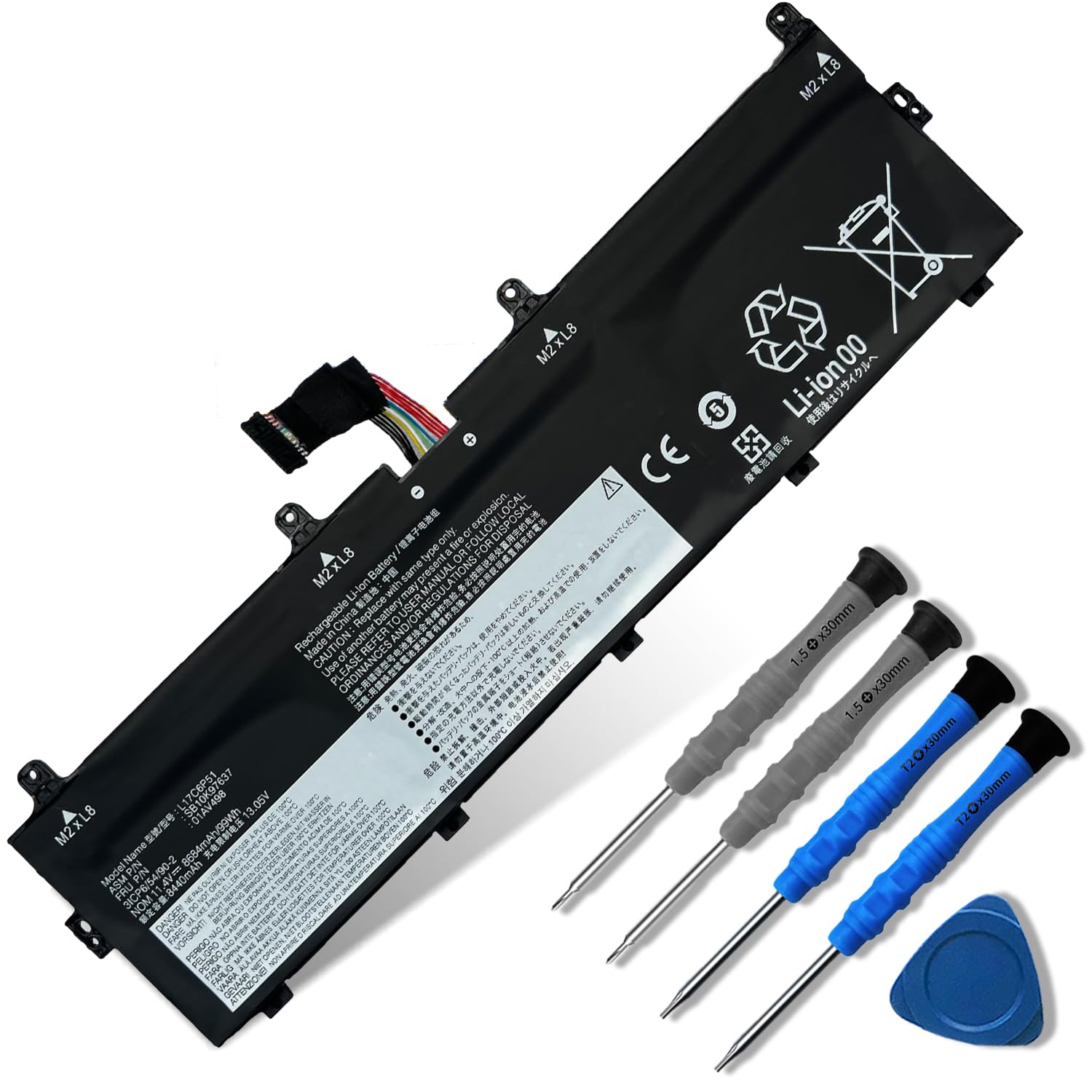 Amazon.com: Dentsing L17C6P51 (11.4V 99Wh/8684mAh) Laptop Battery