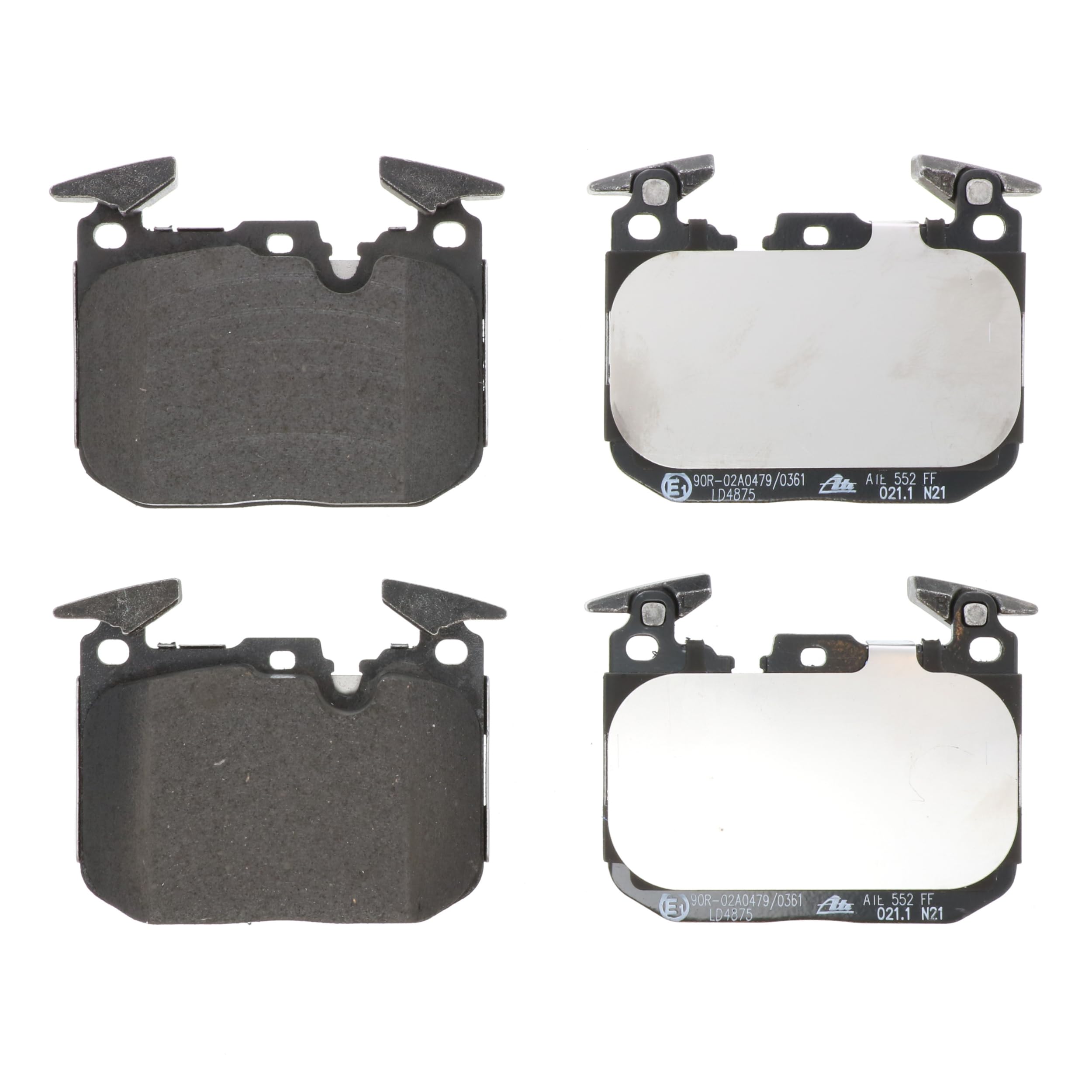 ATE CERAMICJeu de plaquettes de frein avant 13.0470-4875.2 | Compatible avec: BMW 1, 1, 2 Cabriolet, 2 Coupe, 3, 3 Gran Turismo, 3 Touring, 4 Cabriolet, 4 Coupe, 4 Gran Coupe
