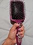 Revlon Straight & Smooth Soft Touch Paddle Hair Brush Set, Black + Berry