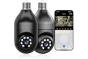Capture Every Angle with our 360° Light Bulb Security Camera Wifi