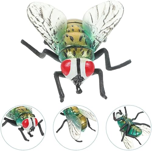 Miniatura 5 de Figuras de plástico mosca figura realista gran mosca falsa novedad modelo plástico cognitivo juguete complicado mini
