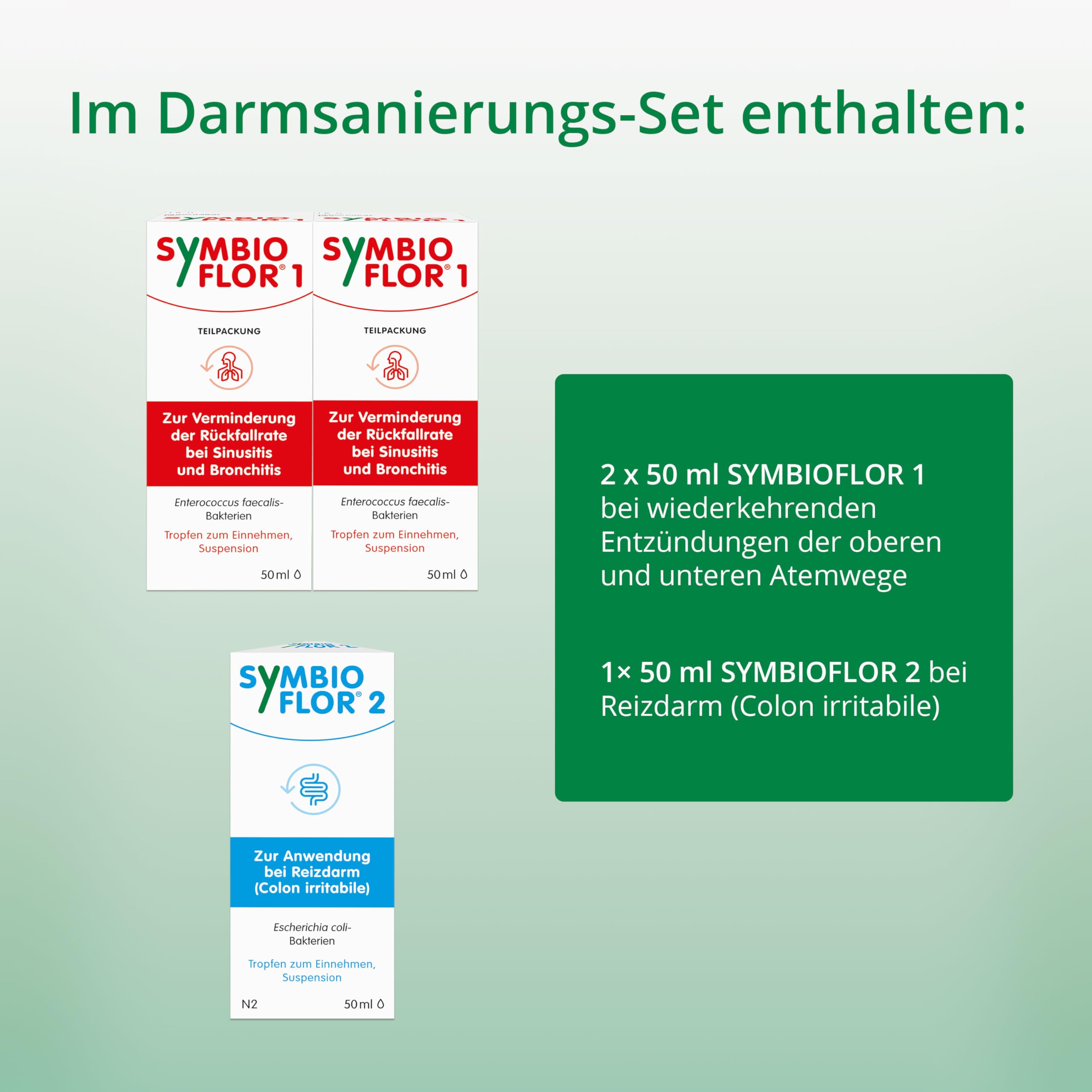 Symbioflor Darmsanierungs-Set (150 ml) * bewährte Kur aus der Apotheke | bewährte Kur aus der Apotheke