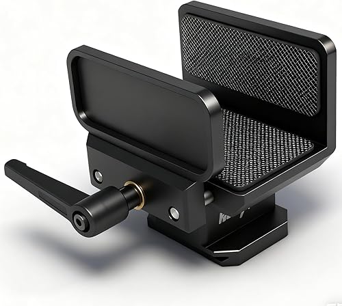 Vista 7 de HUNTPAL Arca Swiss Gun Rifle Saddle Clamp Mount, Tripod Rest for Hunting Shooting Stick, Quick Release Accuracy Ball Head & Adapter for Hand-Free