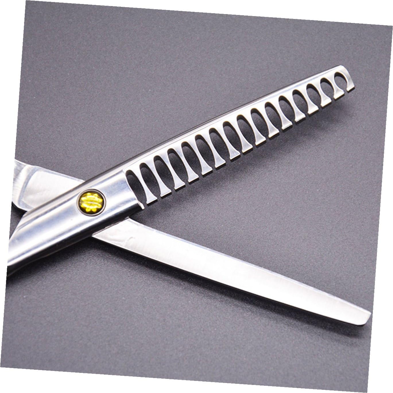 Cabilock Tijeras de Peluquería de Acero Inoxidable de 6.0 Pulgadas Diseño Ergonómico y Uso Seguro para Corte de Cabello en Casa y Salón Profesional