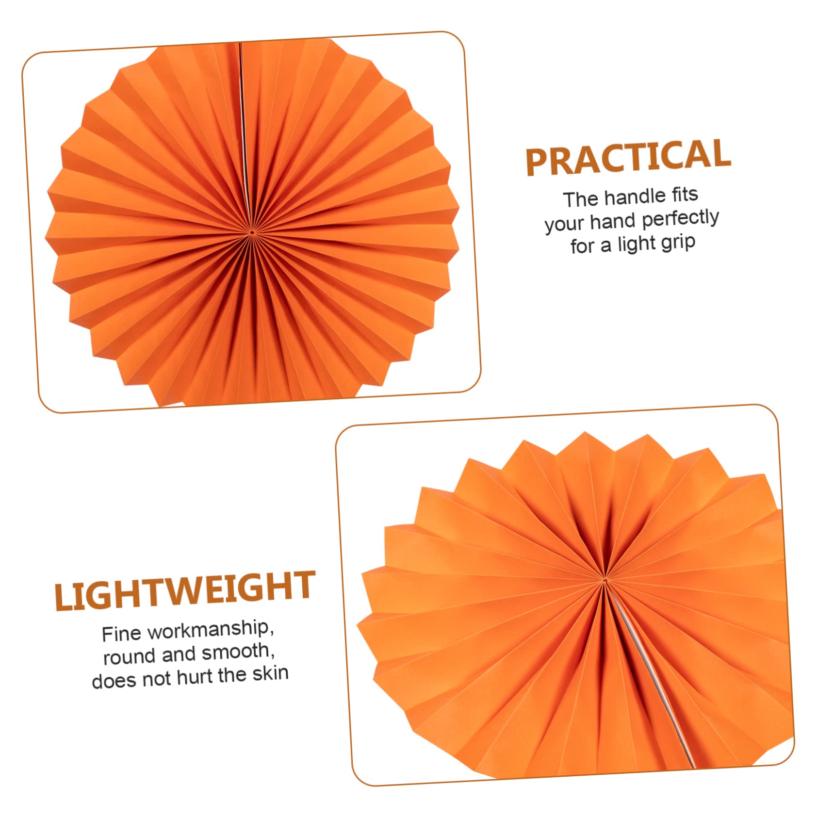Alipis 3 Sets Hochzeitsfächer Papier-faltfächer Party-papierfächer Blumendekorationen Für Partys 6 Stück X 3