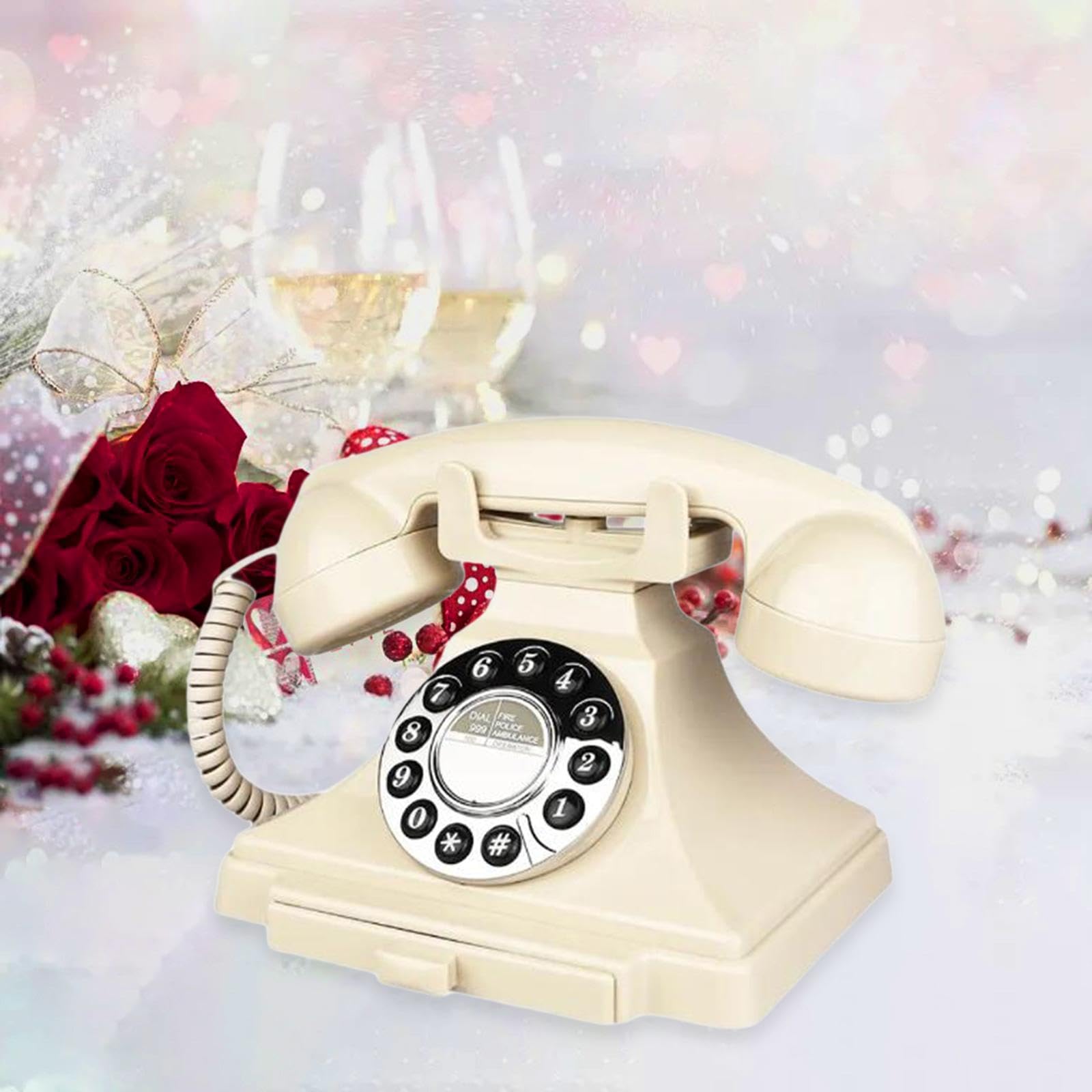 Milageto Libro degli Ospiti Audio Registratore telefonico per Matrimoni Registratore vocale Registra messaggi Audio Libro degli Ospiti Audio per la scrivania, Bianco