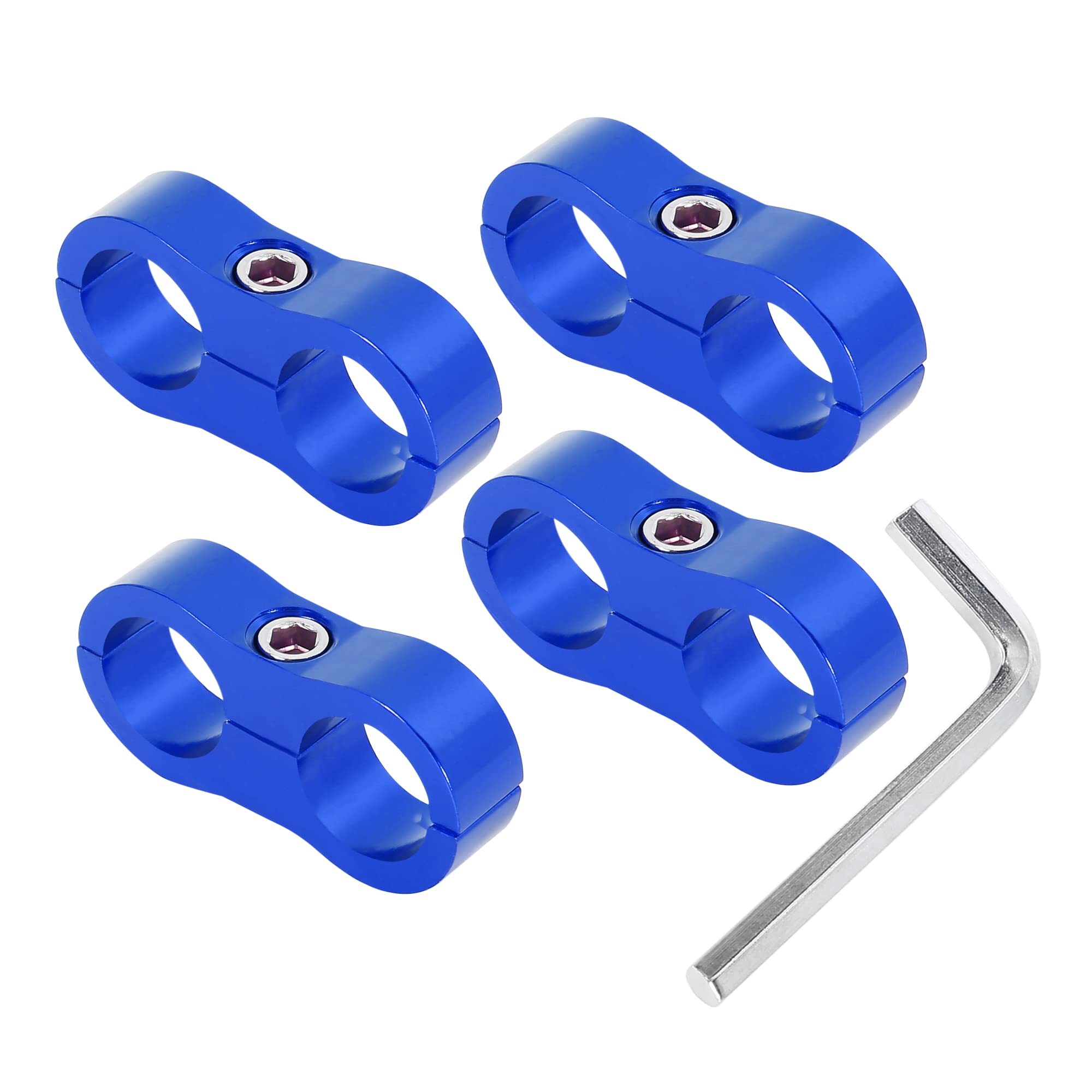 Abrazadera separadora AN10 de 19 mm X AUTOHAUX de alta resistencia con llave