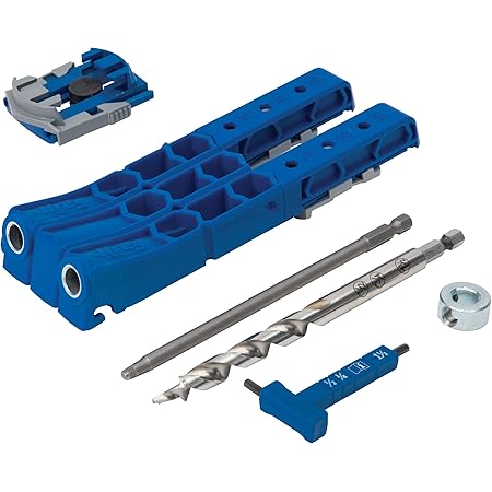 Kreg KPHJ320 Pocket-Hole Jig 320 - Small, Durable Jig for Tight Spaces - Create Perfect, Rock-Solid Joints - Easily Adjustable Drill Guides - For Materials 1/2" to 1 1/2" Thick