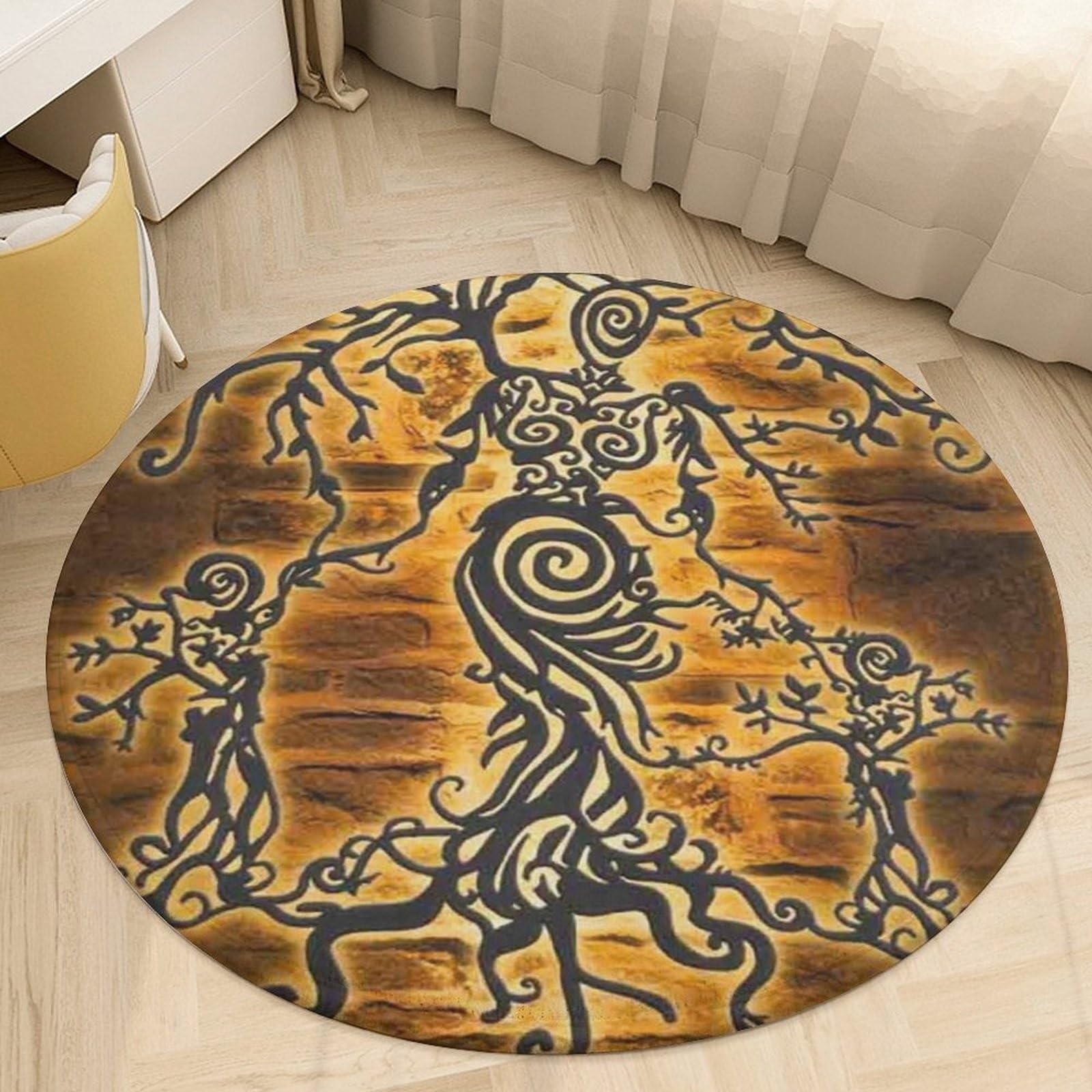 Tapis yoga viking flanelle antidérapant pour votre séance en chambre