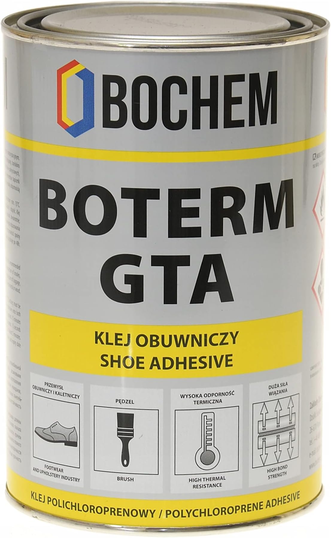 Boterm GTA 0.8kg Extra Strong Shoe Repair Glue Contact Adhesive Leather & Rubber