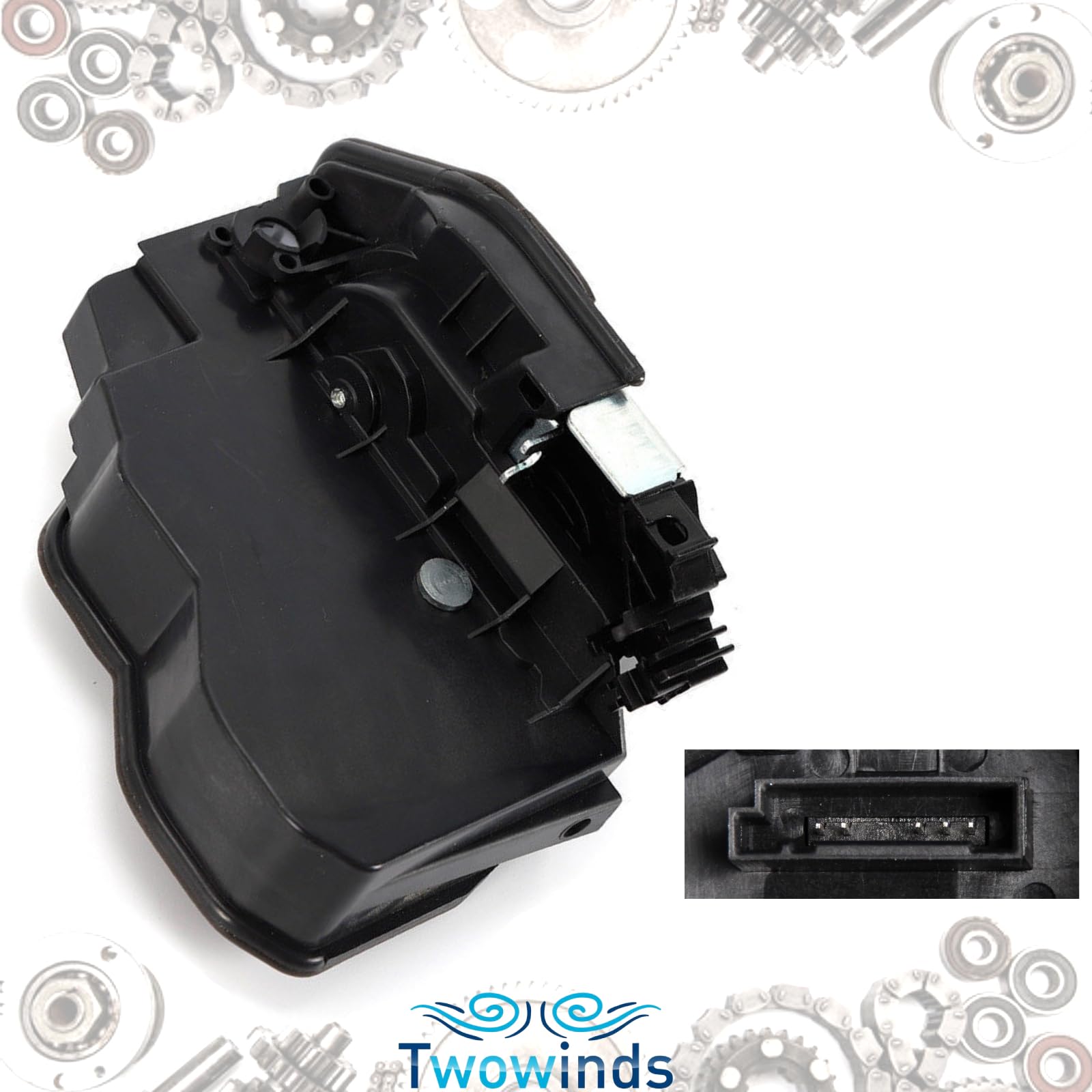 Twowinds - Motor Cerradura 51217202143 Compatible con BMW E61 E87 E90 E91 E81 X6 X5 X3 X1 - Puerta Delantera Izquierda (lado conductor) - Actuador - Cierre Centralizado