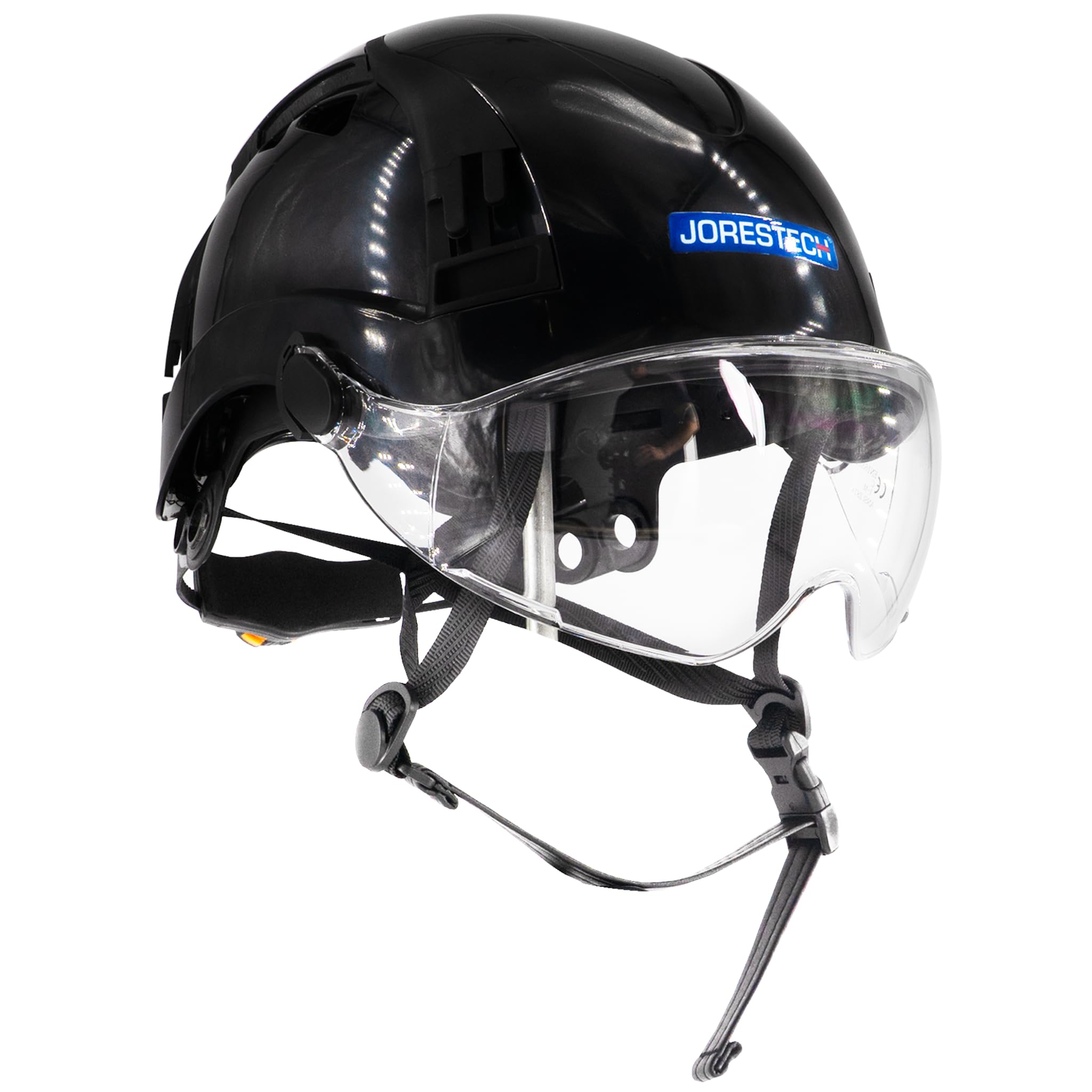 JORESTECH Safety Hard Hat, Type II Class C, 6-Point Suspension, Hard Hat (S-HHAT-06), Visor (S-LS-EYE-02)