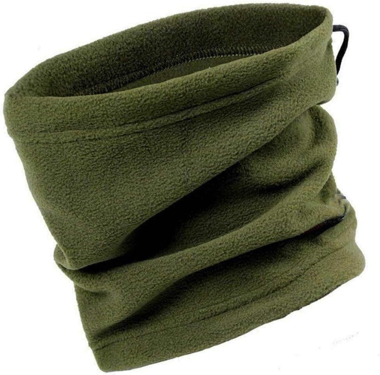 Tomsey® Thermal Unisex Snood Scarf Neck Warmer Winter Ski Wear Tube Fleece Motorbike Cycling Running Earmuff Cover (Green)