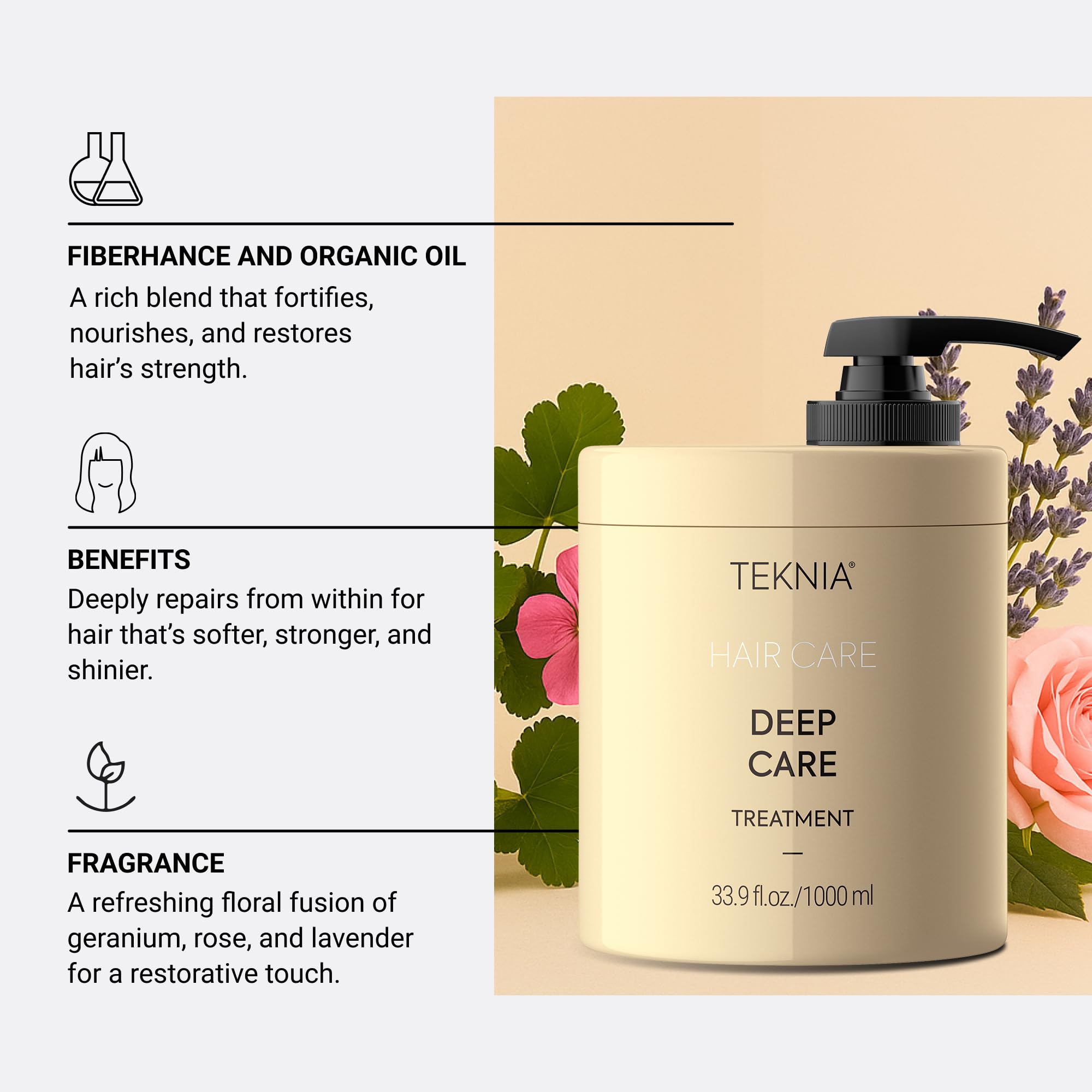 LAKMÉ - Haarkur, 1000 ml, Anti-Aging Effekt, 35% mehr Haarfestigkeit