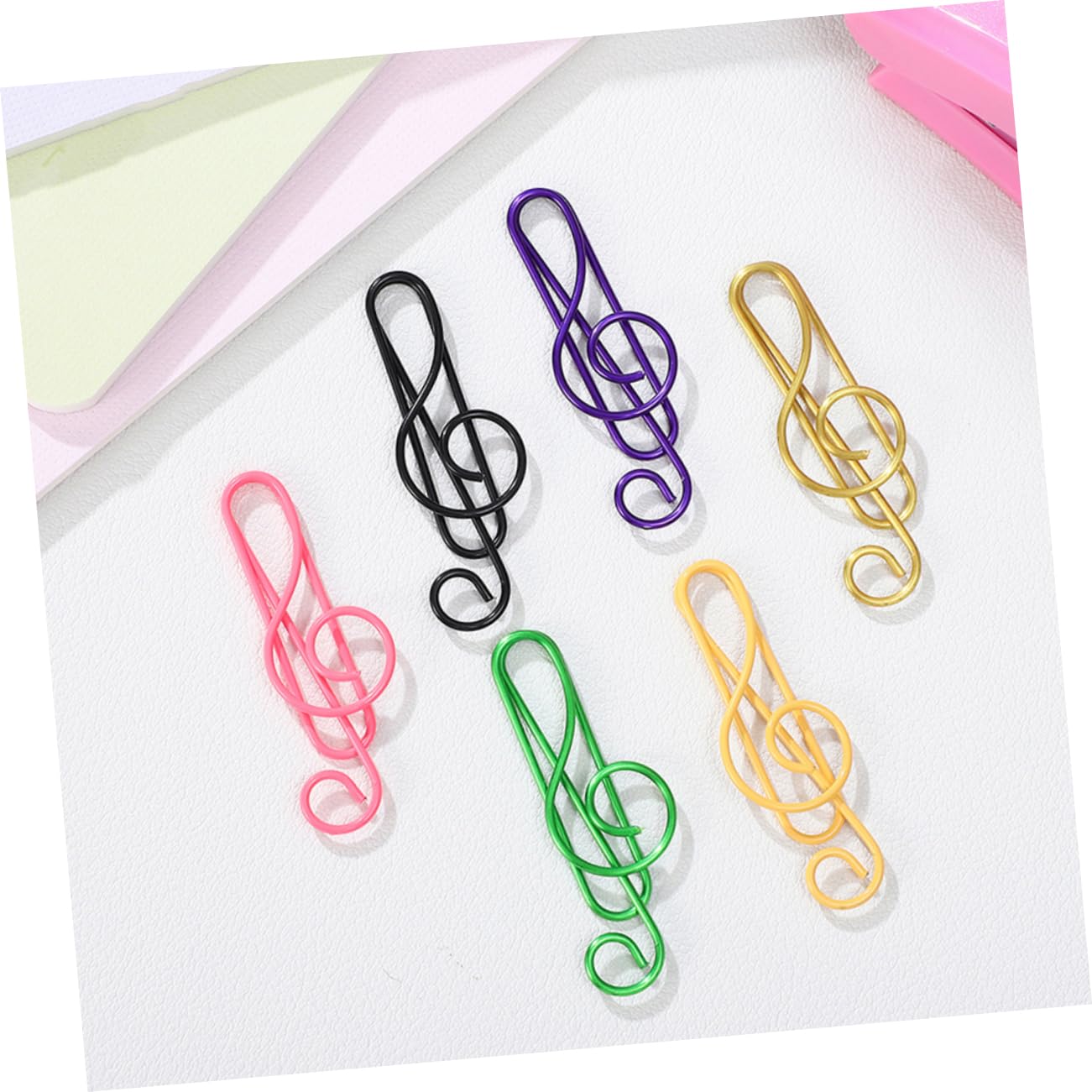 4 Sätze Musiknoten Büroklammern Teiliges Aus Kreativen Dekorativen Papierclips Für Schule Und Büro Für Notizen Und Dokumente 85 Stück * 4
