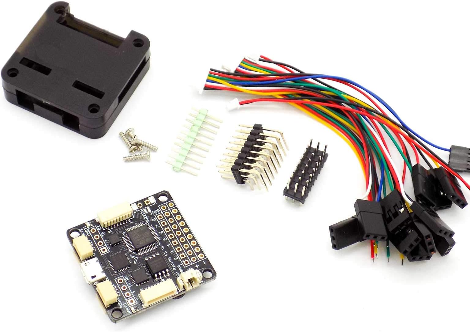 USAQ Naze32 F3 Flight Controller Advanced Deluxe 10DOF Betaflight Cleanflight Full Cable