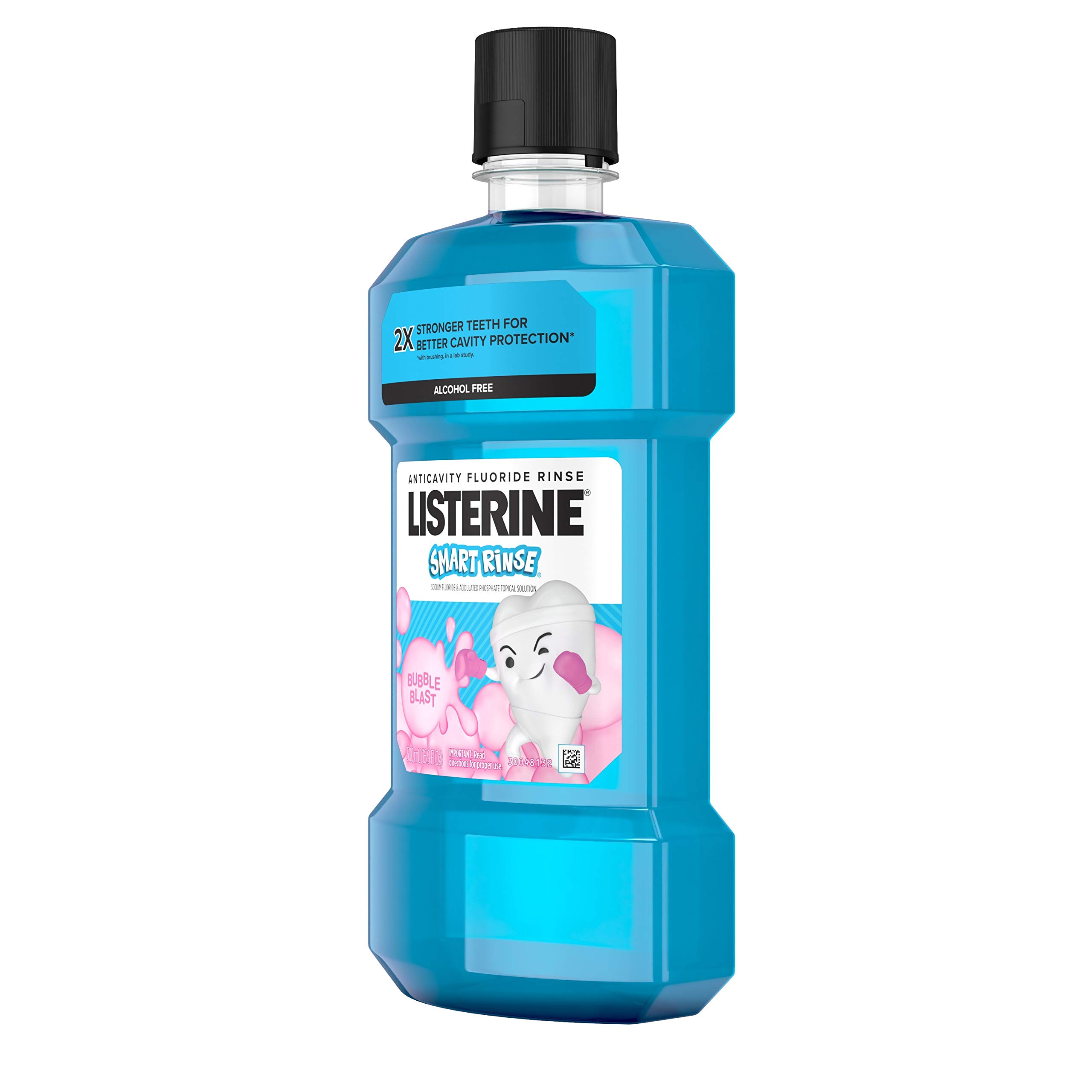 Listerine Smart Rinse Kids AlcoholFree Anticavity Sodium Fluoride