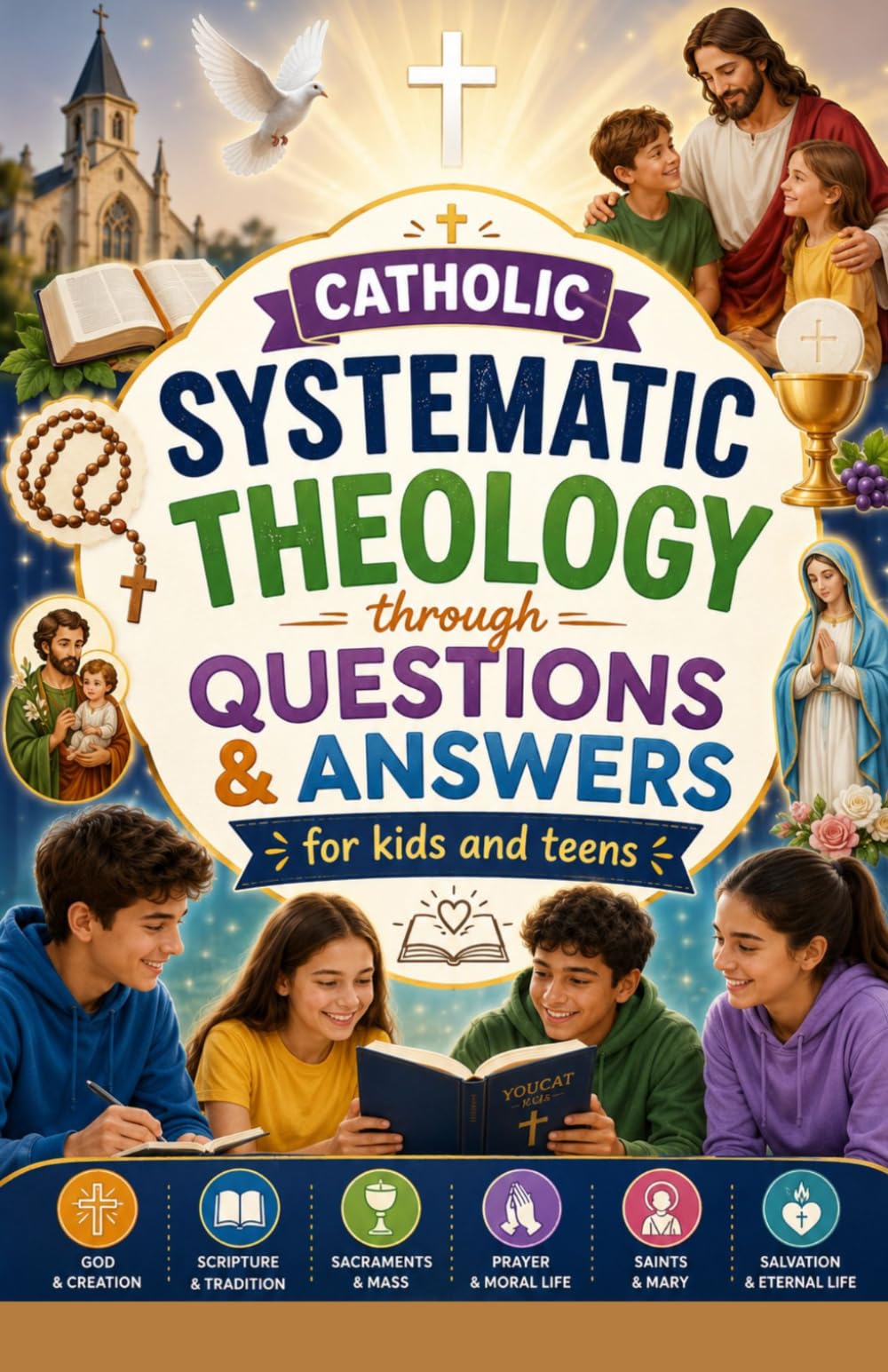 Catholic Systematic Theology Through Questions and Answers for Kids and Teens: Helping Parents and Homeschool Families Raise Young Catholics Who Know ... Rooted in Truth, Prayer, and Christian Living