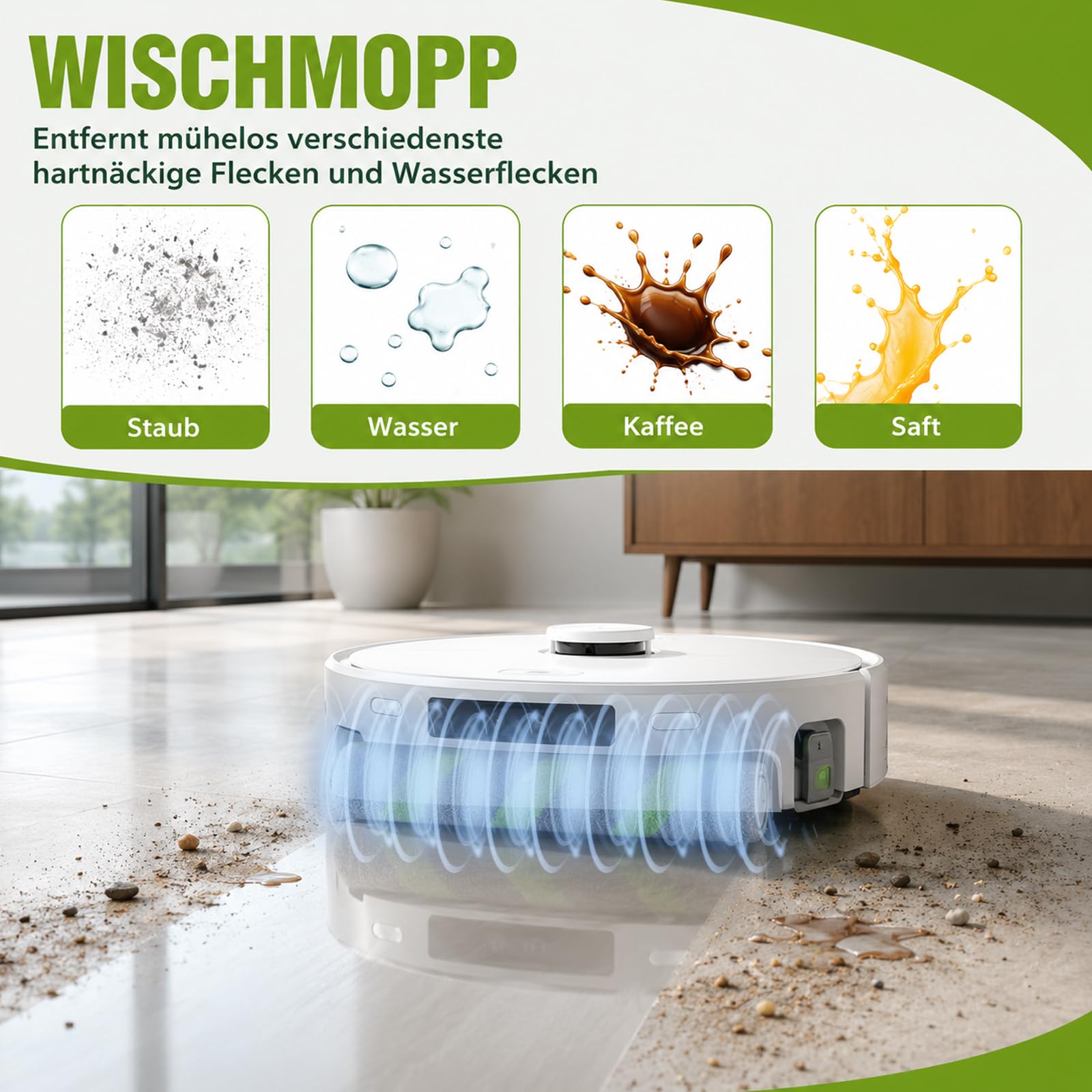 Zestaw 2 wymiennych rolek mopa kompatybilny z iRobot Roomba Max 705/706 Combo, zmywalna ściereczka do czyszczenia rolek z mikrofibry, rolki czyszczące i akcesoria do odkurzacza robota