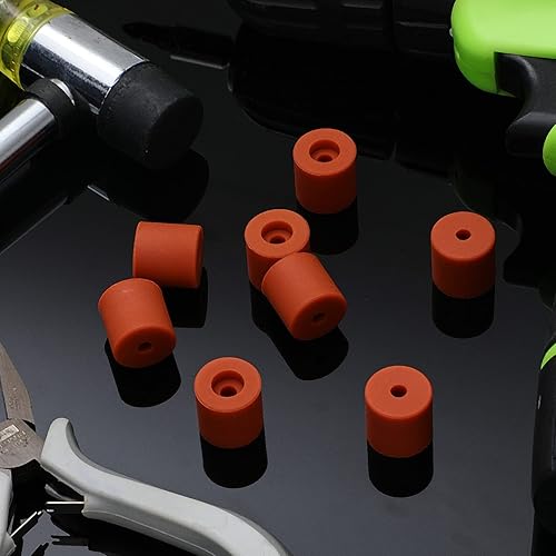 Miniatura 3 de Honoson 8 piezas de cama térmica para impresora 3D, nivelación de silicona, soporte de cama sólida, resistente al calor, compatible con CR-10 Ender