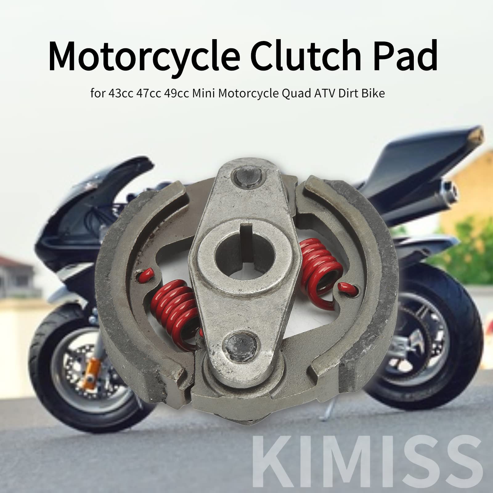 KIMISS Cuscinetto frizione moto, cuscinetto frizione a 2 tempi adatto per Mini moto Quad ATV Dirt Bike