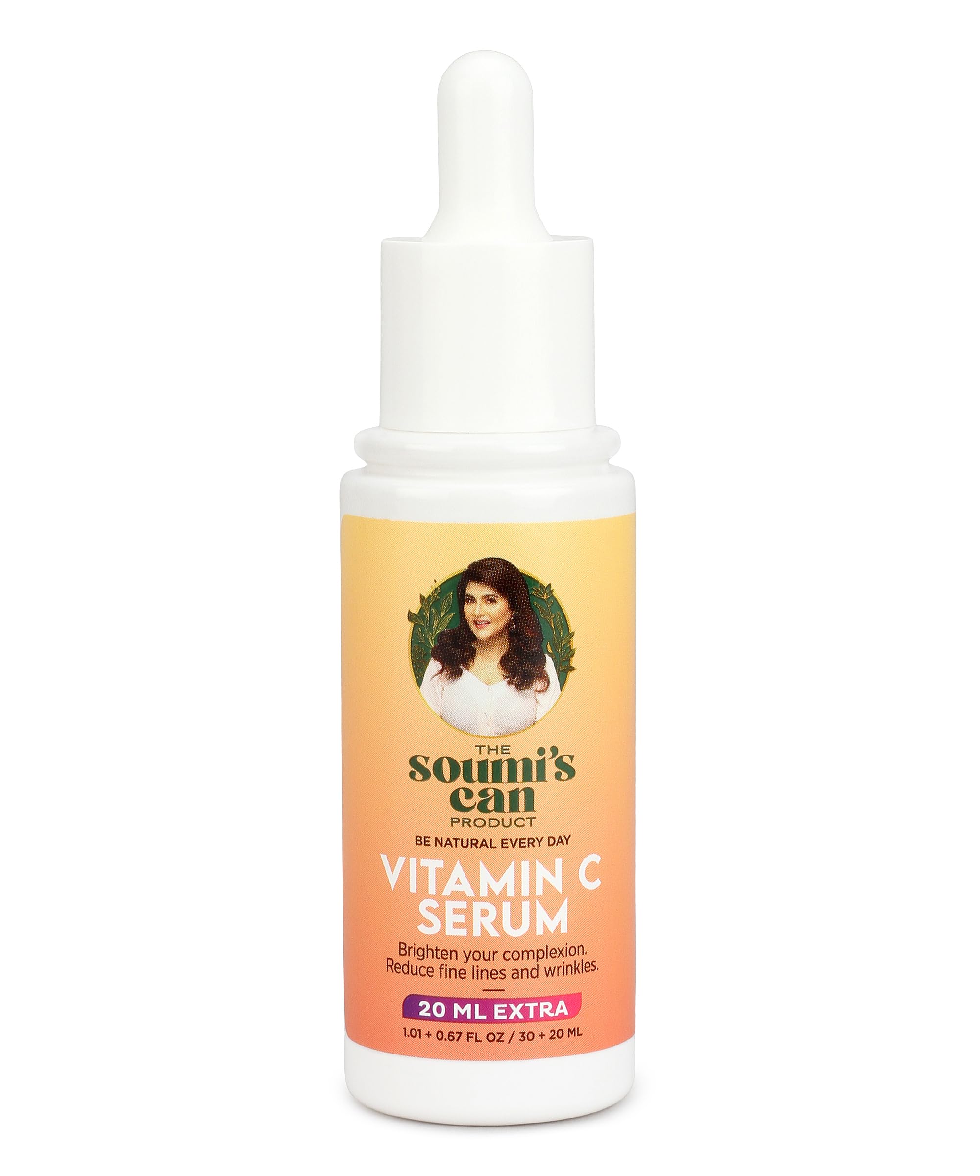 - THE SOUMI'S CAN PRODUCT Vitamin C Serum | Ascorbic Acid, Hyaluronic Acid & Niacinamide Enriched Brightening Serum | Reduces Fine Lines, Wrinkles & Repairs Dark Spots, Sun Damage | Deep Skin Nourishment & Hydration | Suitable for All Skin Types | For Women & Men | 50ml (Pack of 1)