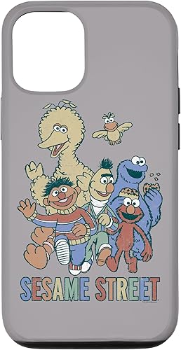 Carcasa colorida para iPhone 13 Sesame Street