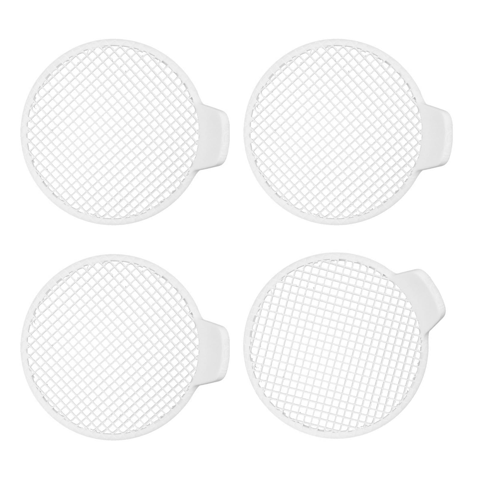 Bathroom Drain Filter 4 Pack Hair Catcher ABS Shower Accessories for Bathtub, Sink, Kitchen, Shower Bathroom Drain Catcher