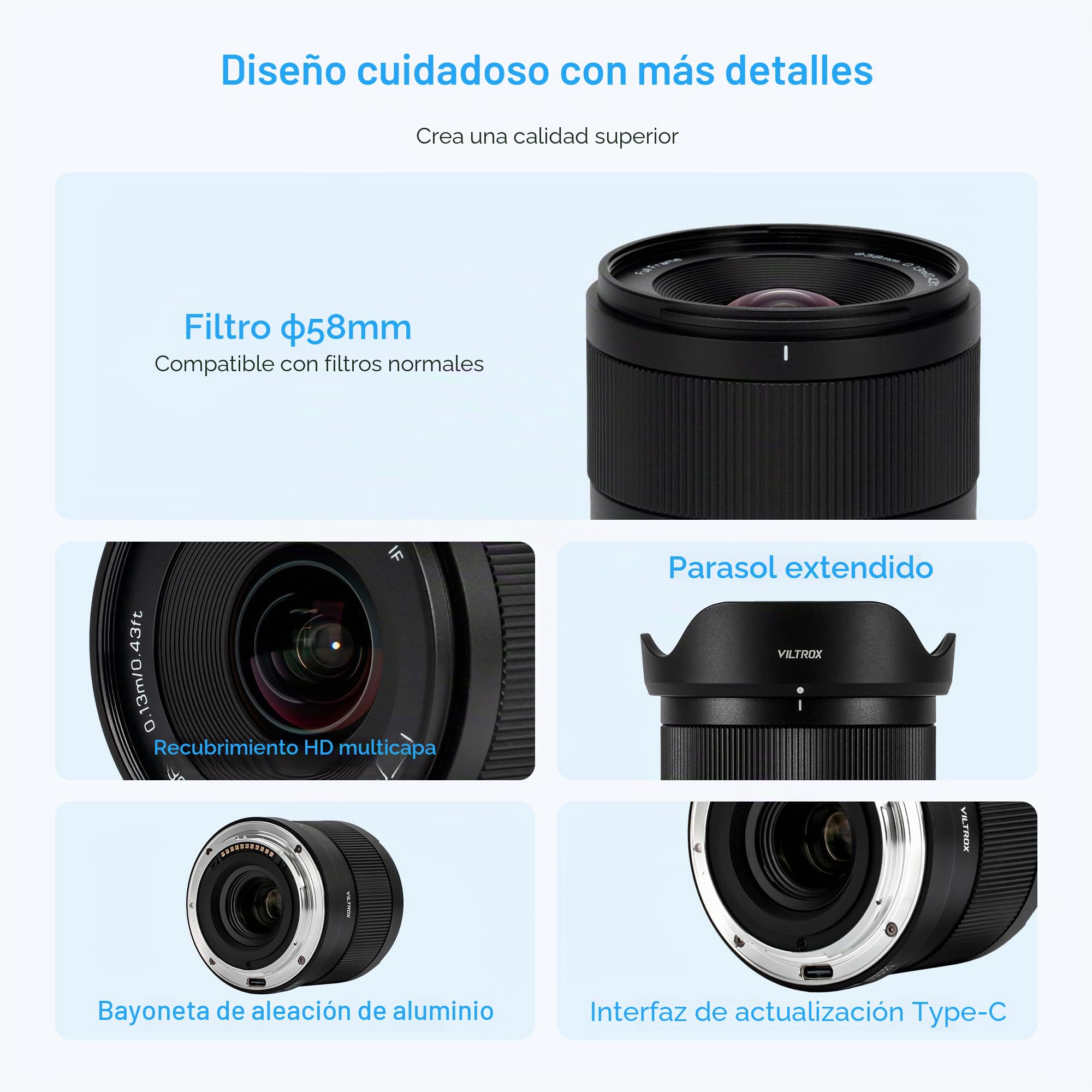 VILTROX AF 14mm F4.0 f/4.0 Air fotograma Completo Objetivo para Montura Nikon Z, 112,6° Ultra Gran Angular Enfoque automático STM Prime Lente Compatible con Nikon Z5 Z5II Z50II Z6II Z30 Z8 ZFC ZF