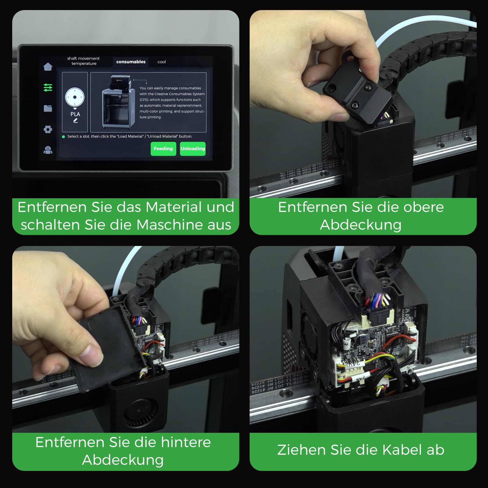 Creality K2 Plus Strain Gauge Offizielles 3D-Drucker Zubehör Bett Nivellierung Modul für Creality K2 K2 Pro K2 Plus Auto Nivellierung Spannungssensor Getriebe Set