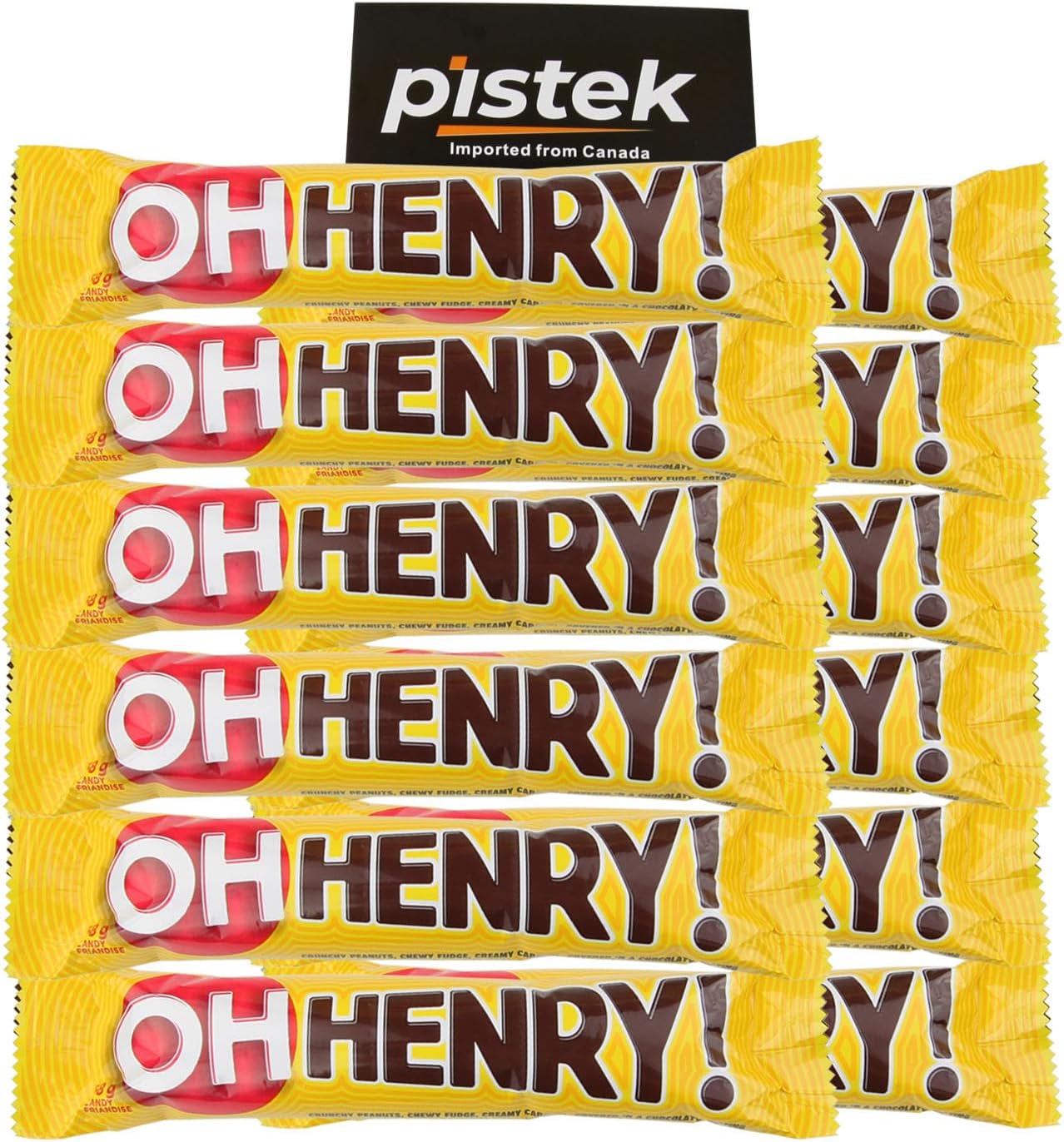 Oh Henry! Full Size Chocolatey Candy Bars 2.05 oz/58g each (12 bars)