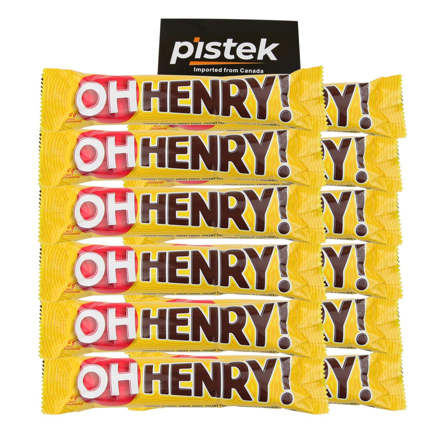 Oh Henry! Full Size Chocolatey Candy Bars 2.05 oz/58g each (12 bars)