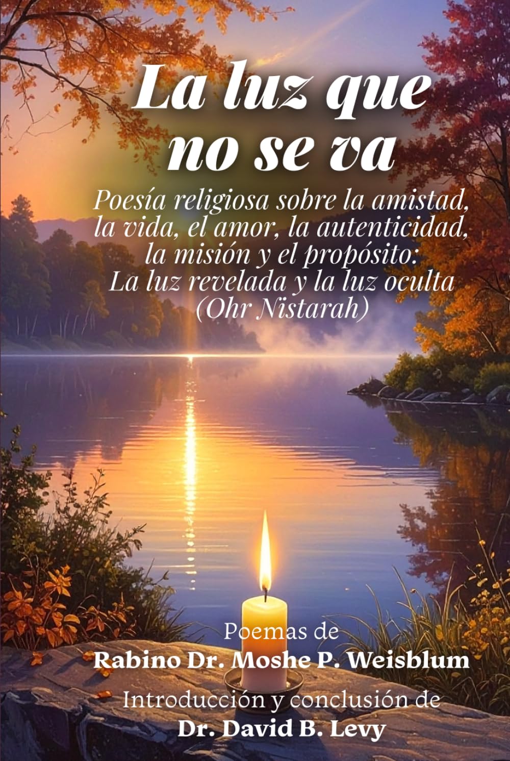 La luz que no se va: Poesía religiosa sobre la amistad, la vida, el amor, la autenticidad, la misión y el propósito: La luz revelada y la luz oculta (Ohr Nistarah)