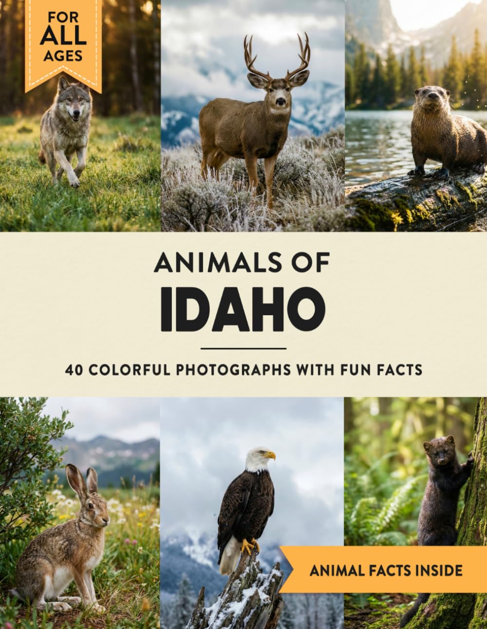 Animals of Idaho: Learn All About Gem State Wildlife in a Fun Fact Picture Book for Kids and Adults