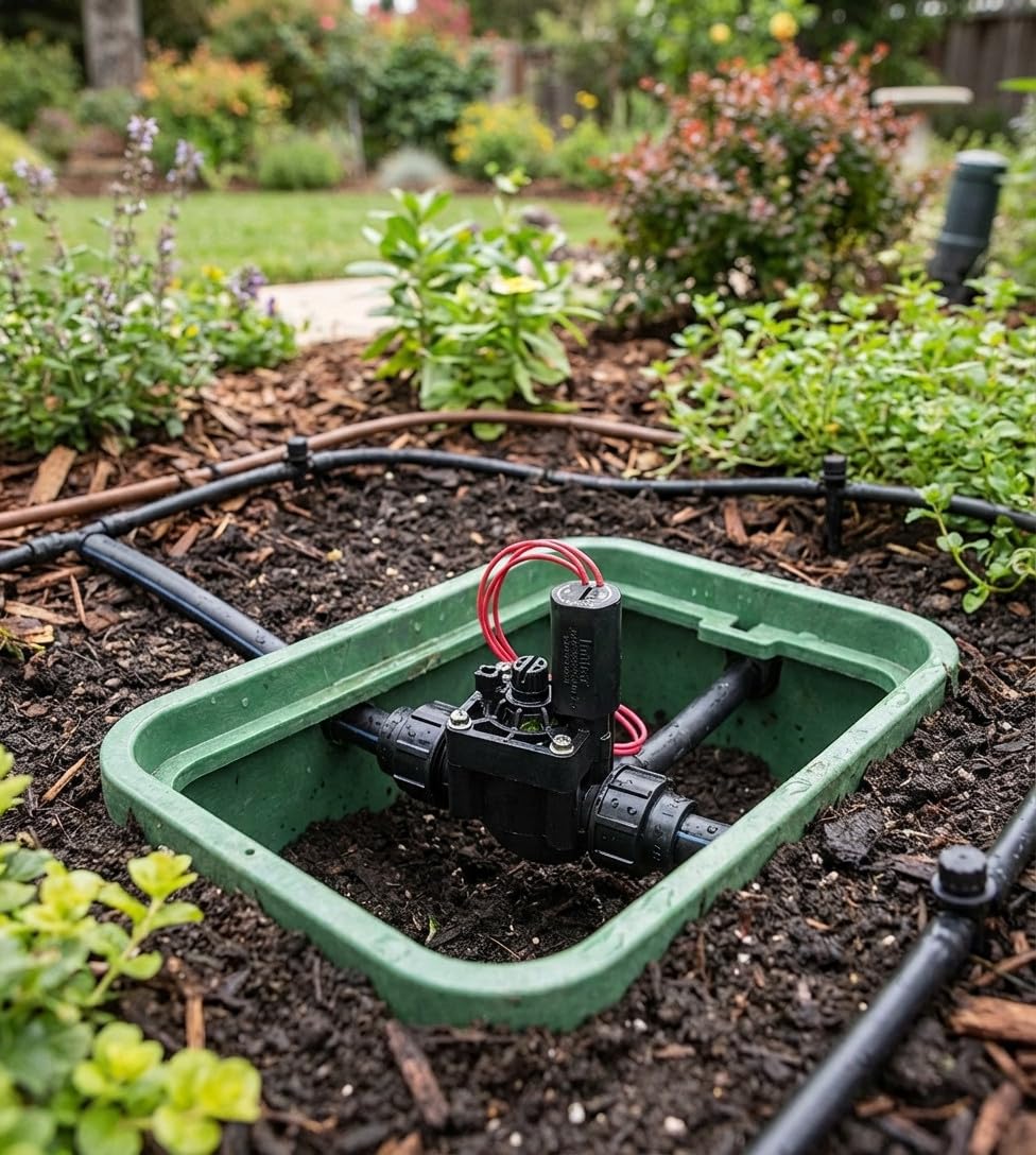 Elettrovalvola di irrigazione 1" PGV101 Hunter | Pack 4 Elettrovalvola Jardin 24 V con regolatore | Valvola irrigazione per programmatore elettrico