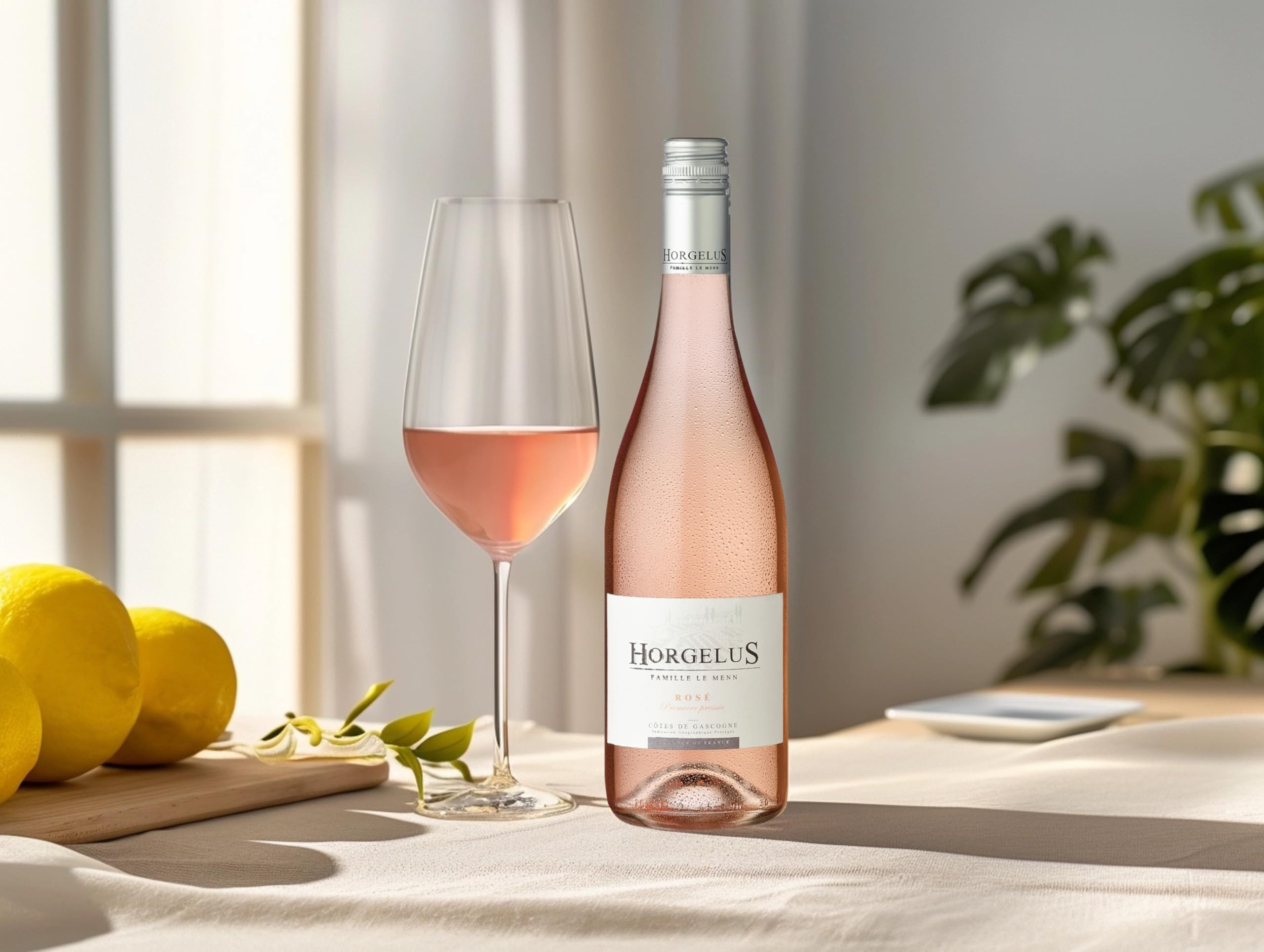 Horgelus Rosé Côtes de Gascogne I.G.P. (6x 0,75l) - Eleganter, trockener Roséwein mit Aromen von Erdbeere & Himbeere