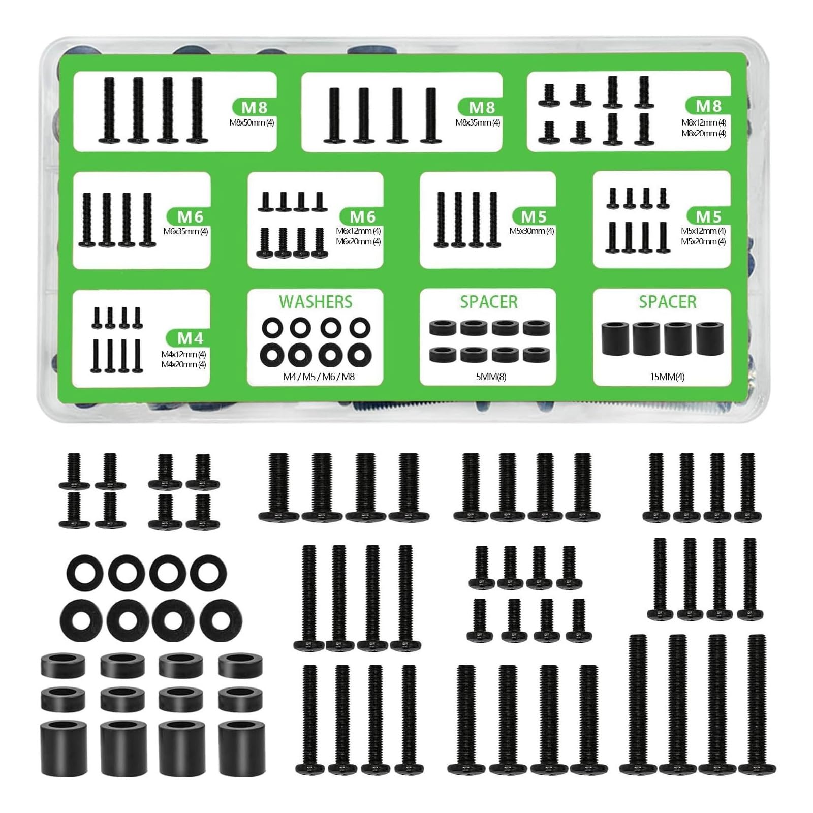 ⭐️テレビ取り付けネジ　セット　テレビ壁掛け金具とモニタースタンドに適用 Amazon.co.jp: MUFUSHAN テレビ壁掛けネジセット モニター取付用