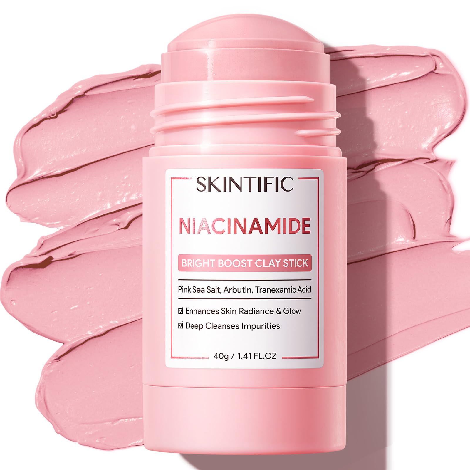 SKINTIFIC Bright Boost Face Mask Stick with Niacinamide & Arbutin